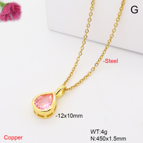 F6N409885vail-L017  Fashion Copper Necklace
