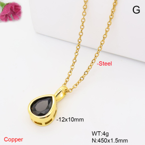 F6N409886vail-L017  Fashion Copper Necklace