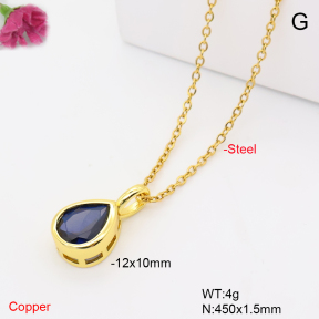F6N409887vail-L017  Fashion Copper Necklace