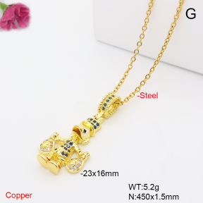 F6N409892ablb-L017  Fashion Copper Necklace