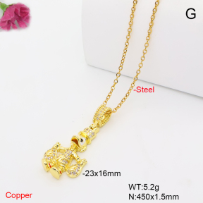 F6N409893ablb-L017  Fashion Copper Necklace