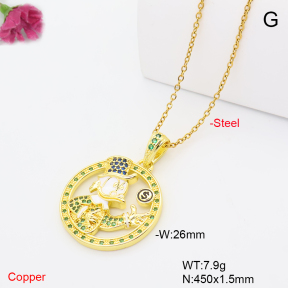 F6N409895vbmb-L017  Fashion Copper Necklace