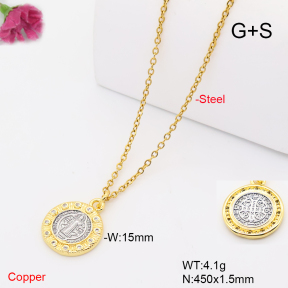 F6N409897baka-L017  Fashion Copper Necklace