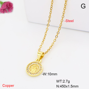 F6N409912vail-L017  Fashion Copper Necklace