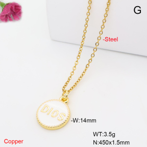 F6N409917vaia-L017  Fashion Copper Necklace