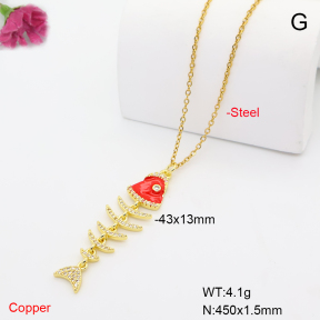 F6N409921vbmb-L017  Fashion Copper Necklace