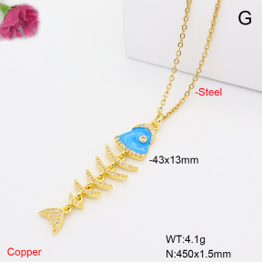 F6N409922vbmb-L017  Fashion Copper Necklace