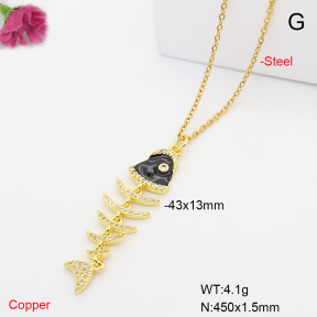 F6N409925vbmb-L017  Fashion Copper Necklace