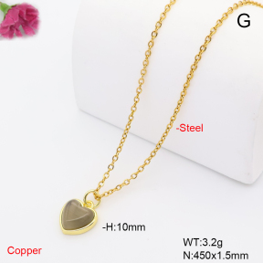F6N409939vaia-L017  Fashion Copper Necklace