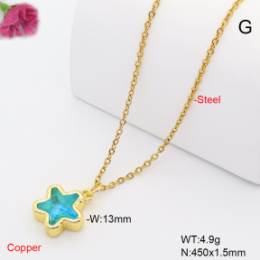 F6N409942vail-L017  Fashion Copper Necklace