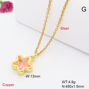 F6N409945vail-L017  Fashion Copper Necklace