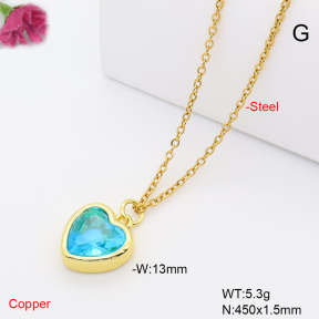 F6N409947vail-L017  Fashion Copper Necklace