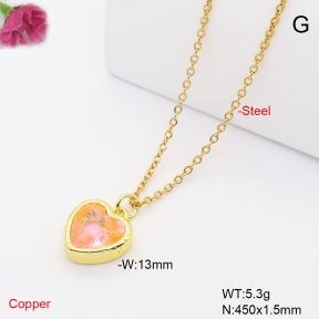 F6N409949vail-L017  Fashion Copper Necklace