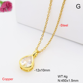 F6N409953vail-L017  Fashion Copper Necklace