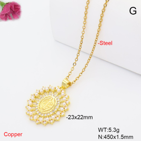 F6N409954baka-L017  Fashion Copper Necklace