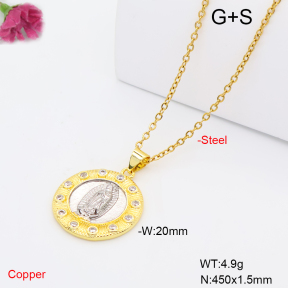 F6N409958baka-L017  Fashion Copper Necklace