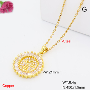 F6N409959baka-L017  Fashion Copper Necklace