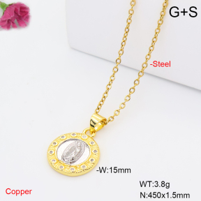 F6N409962baka-L017  Fashion Copper Necklace