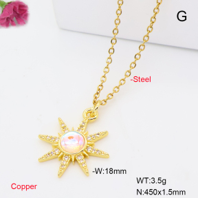 F6N409964avja-L017  Fashion Copper Necklace