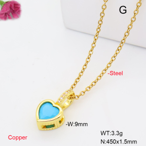 F6N409965aahl-L017  Fashion Copper Necklace