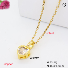 F6N409966aahl-L017  Fashion Copper Necklace