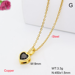 F6N409967aahl-L017  Fashion Copper Necklace