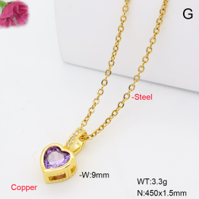 F6N409968aahl-L017  Fashion Copper Necklace