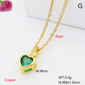 F6N409971aahl-L017  Fashion Copper Necklace