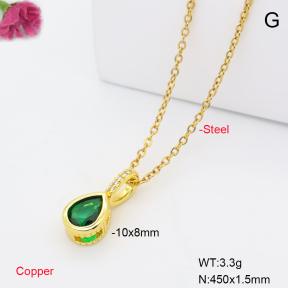 F6N409973aahl-L017  Fashion Copper Necklace