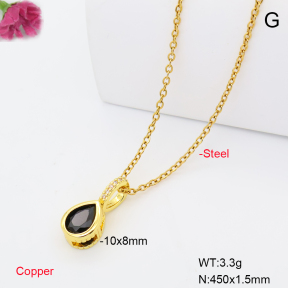 F6N409976aahl-L017  Fashion Copper Necklace
