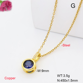 F6N409985aahl-L017  Fashion Copper Necklace
