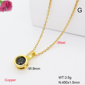 F6N409987aahl-L017  Fashion Copper Necklace