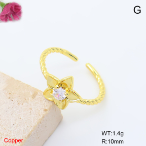 F6R402202baka-L017  Fashion Copper Ring