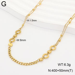 2N2009210bbov-367  Stainless Steel Necklace