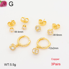 F2E402310vhhl-J202  Fashion Copper Earrings