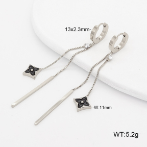 TE2000684bbov-743  Stainless Steel Earrings