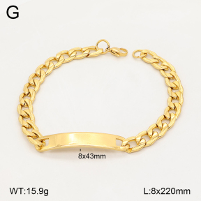 2B2006044aaji-452  Stainless Steel Bracelet