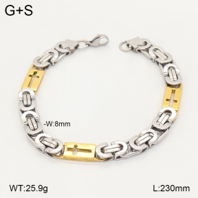 2B2006060baka-452  Stainless Steel Bracelet