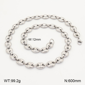 2N2009238bhva-452  Stainless Steel Necklace