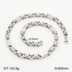 2N2009242bbov-452  Stainless Steel Necklace
