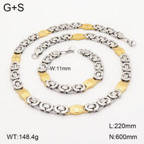 2S0013634vhmv-452  Stainless Steel Set