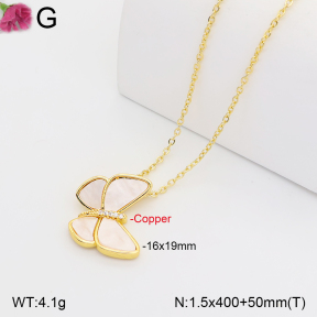 F2N300530bblo-J165  Fashion Copper Necklace