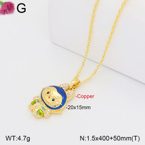 F2N300533ablb-J165  Fashion Copper Necklace