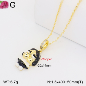 F2N300537ablb-J165  Fashion Copper Necklace