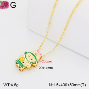 F2N300539ablb-J165  Fashion Copper Necklace