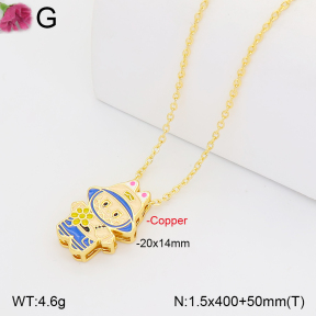 F2N300540ablb-J165  Fashion Copper Necklace