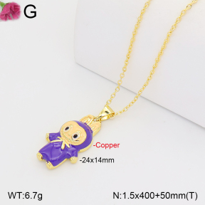 F2N300542ablb-J165  Fashion Copper Necklace