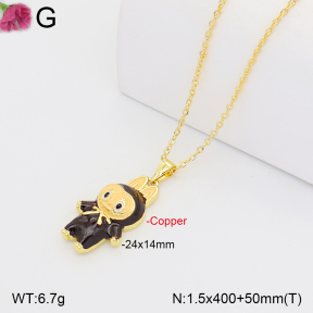 F2N300543ablb-J165  Fashion Copper Necklace
