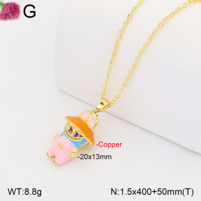 F2N300546ablb-J165  Fashion Copper Necklace