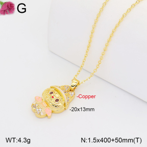 F2N300548ablb-J165  Fashion Copper Necklace